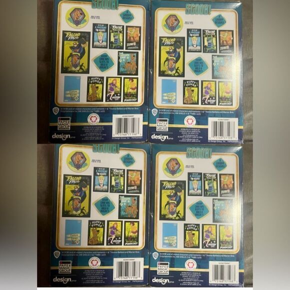SCOOBY DOO-SCOOB! 16 VALENTINES WITH 16 MAGNETS~LOT OF 4~NEW IN BOX - Picture 2 of 4